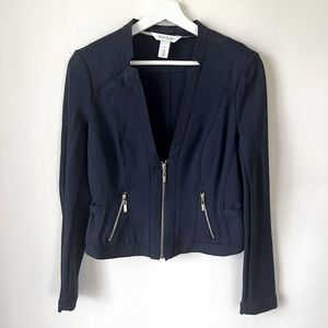 WHBM || Womens Navy Blue Jacket Size 4